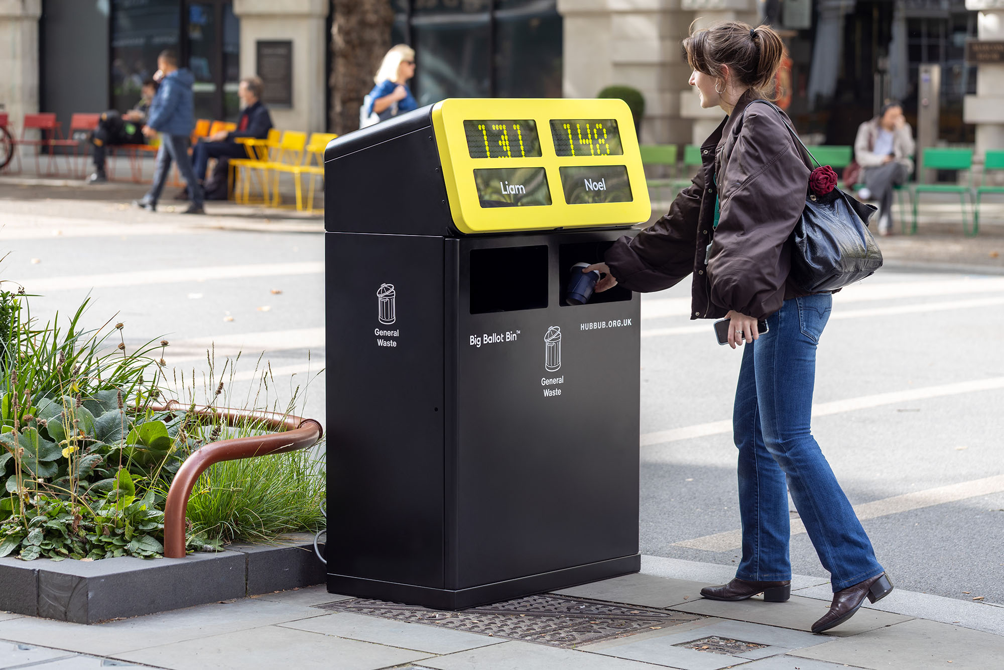 Big Ballot Bin in situ.